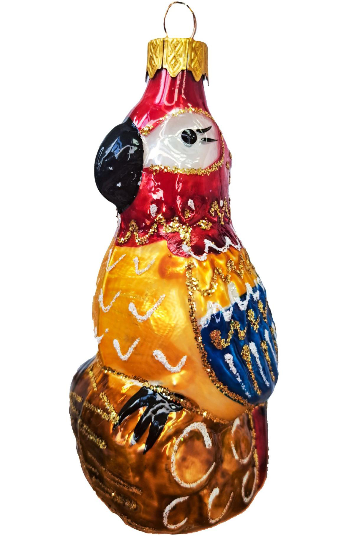 Елочное украшение Попугай на ветке ФУ-764